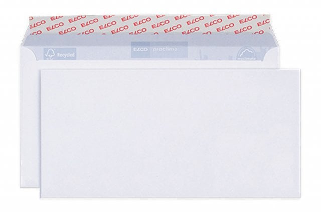 Enveloppen Elco Proclima DIN lang+ zelfklevend, wit