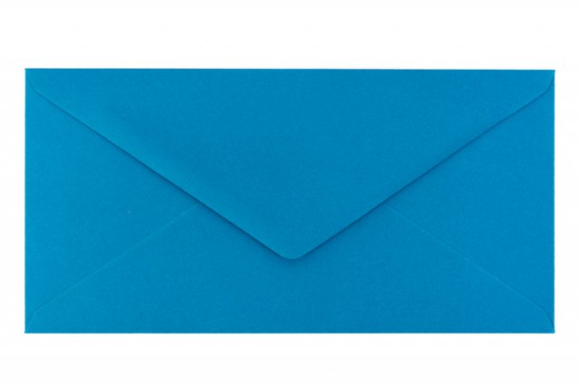 Enveloppen DIN lang, koningsblauw