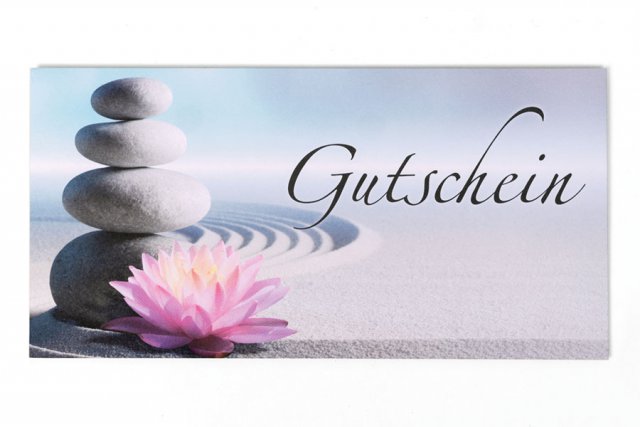 Enveloppen DIN lang, print wellness blauw, bon