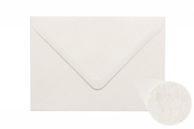 Enveloppen DIN C6, wit, gehamerd structuur