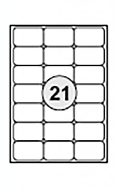 Etiketten 63,5 x 38,1 mm