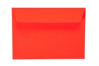 Enveloppen DIN C6 zelfklevend, neon rood