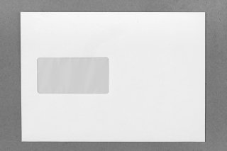 Enveloppen DIN C5 zelfklevend, wit met venster
