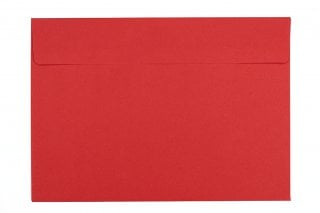 Enveloppen DIN C5 zelfklevend, rood