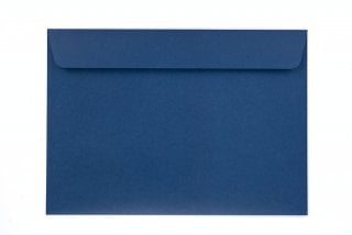 Enveloppen DIN C5 zelfklevend, bedrukking donkerblauw