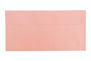 Enveloppen DIN lang zelfklevend, parelmoer roze