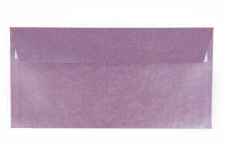 Enveloppen DIN lang zelfklevend, parelmoer paars