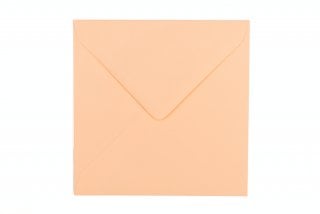 Vierkante enveloppen 130x130 mm, zalm
