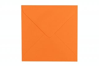 Vierkante enveloppen 130x130 mm, oranje