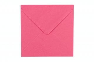 Vierkante enveloppen 130x130 mm, roze