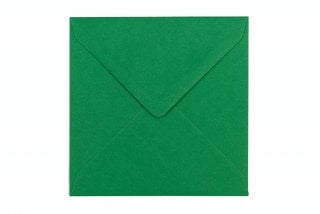 Vierkante enveloppen 130x130 mm, donkergroen