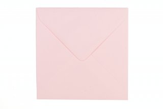 Vierkante enveloppen 155x155 mm, roze