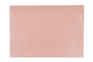 Enveloppen DIN C5 zelfklevend, parelmoer roze
