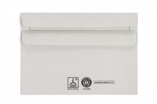 Enveloppen DIN C6, gerecycled grijs