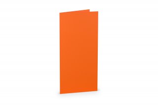 Vouwkaarten DIN lang, oranje