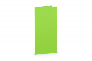 Vouwkaarten DIN lang, lichtgroen