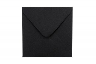 Vierkante enveloppen 110x110 mm, zwart