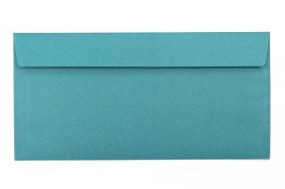 Enveloppen DIN lang zelfklevend, turquoise print