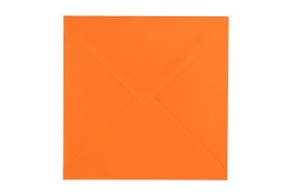 Vierkante enveloppen 140x140 mm, oranje