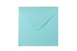 Vierkante enveloppen 140x140 mm, lichtblauw