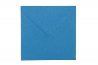Vierkante enveloppen 140x140 mm, blauw