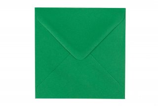 Vierkante enveloppen 140x140 mm, donkergroen