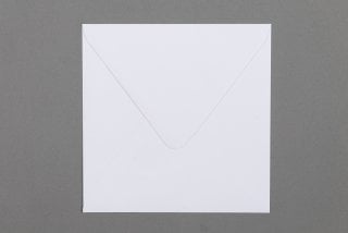 Vierkante enveloppen 170x170 mm, wit