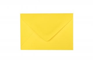 Enveloppen 65x94mm, geel