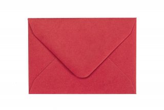 Enveloppen 65x94mm, rood