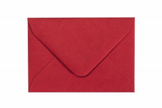 Enveloppen 65x94mm, donkerrood