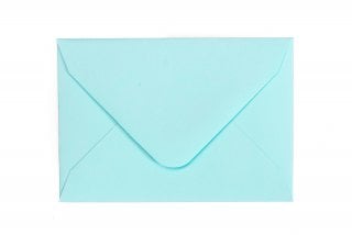Enveloppen 65x94mm, lichtblauw