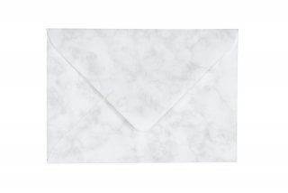 Enveloppen DIN C6, gemarmerd wit
