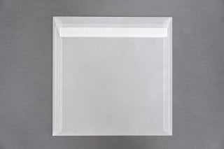 Vierkante enveloppen 220x220 mm, transparant