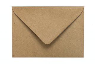 Enveloppen DIN C6, kraftpapier