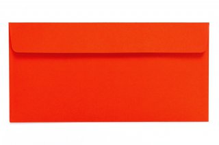 Enveloppen DIN lang zelfklevend, fluor rood