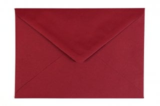 Enveloppen DIN C5, donkerrood