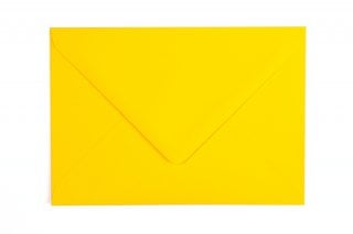 Enveloppen DIN C6, geel-oranje
