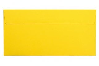 Enveloppen DIN lang zelfklevend, geel