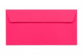 Enveloppen DIN lang zelfklevend, neon roze