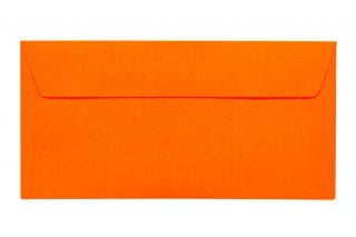 Enveloppen DIN lang zelfklevend, neon oranje