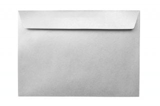 Enveloppen DIN C5 zelfklevend, zilver