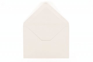 Enveloppen DIN C6, crèmewit met voering