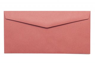 Enveloppen DIN lang, gerecycled rood