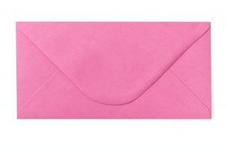 Enveloppen DIN lang, intens roze