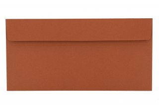 Enveloppen DIN lang zelfklevend, terracotta