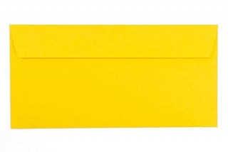 Enveloppen DIN lang+ zelfklevend, geel