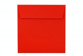 Vierkante enveloppen 160x160 mm, rood