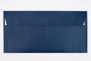 Enveloppen DIN lang zelfklevend, parelmoer donkerblauw