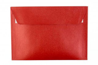 Enveloppen DIN C6 zelfklevend, parelmoer rood