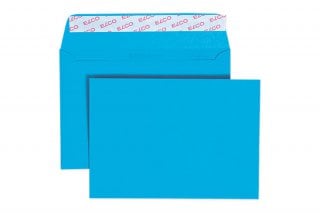 Enveloppen Elco DIN C6 zelfklevend, intensief blauw